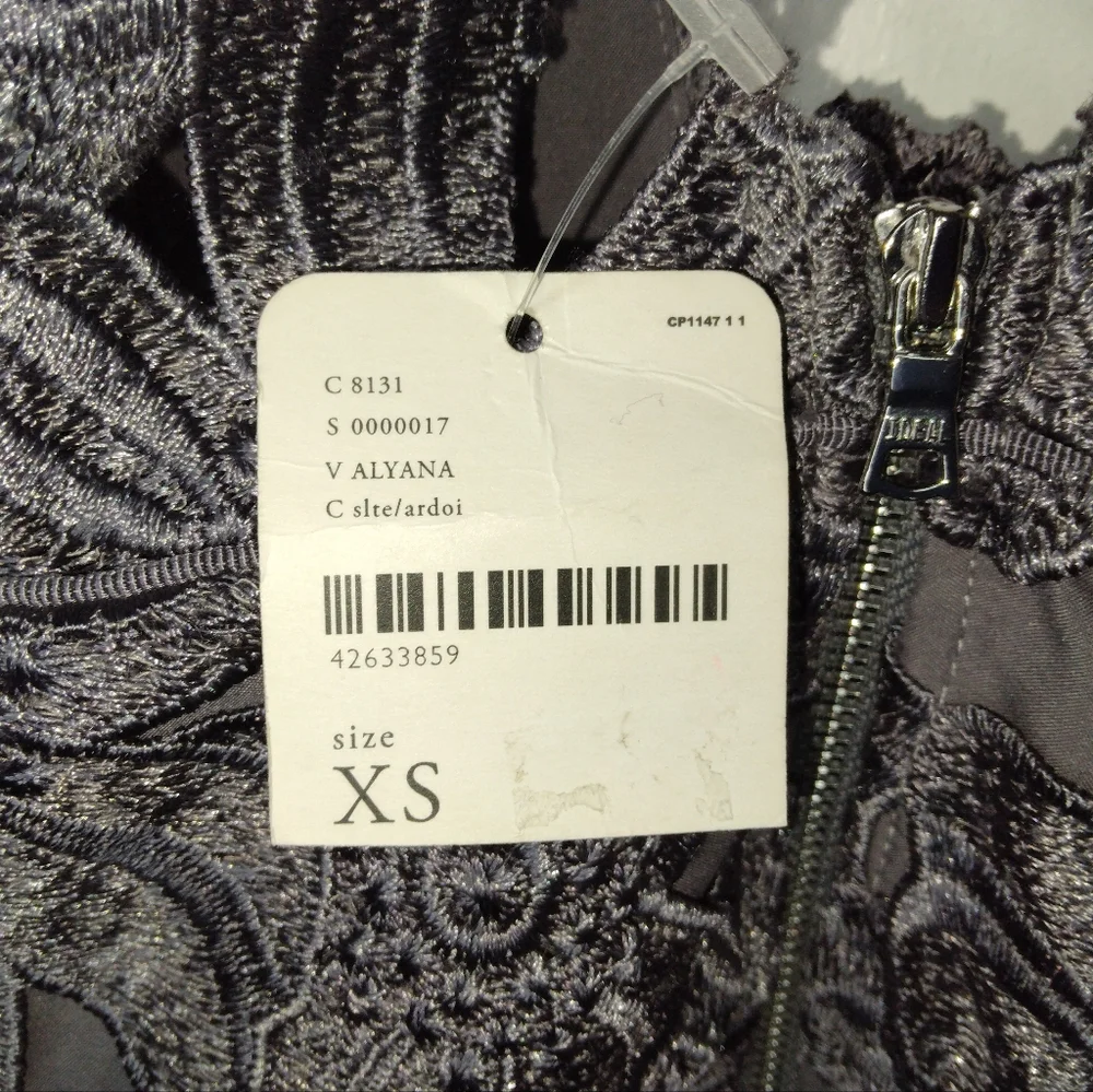 SAYLOR Alayna Lace Dress in Shark Size XS - Picture 11 of 16